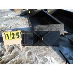 Skid loader receiver plate