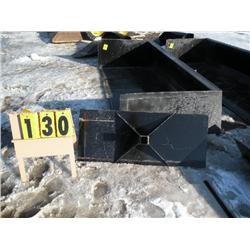Skid loader receiver plate