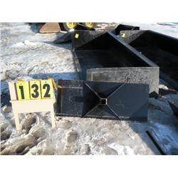 Skid loader receiver plate