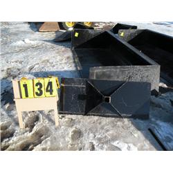 Skid loader receiver plate
