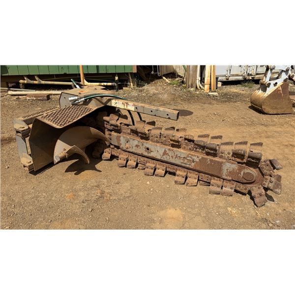 Bobcat Lowe Trencher Attachment, 5 Ft. Boom (Works - See Video)