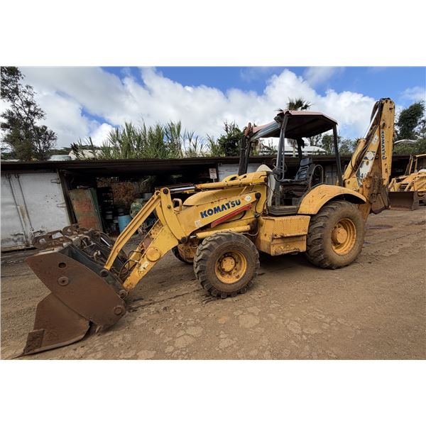 Komatsu 140 Backhoe 4X4 (Starts & Runs – See Video)