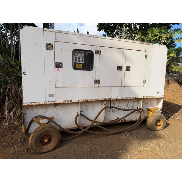 300KW Enclosed Generator IH Diesel Engine, 643 Hours (Needs Repair)