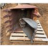 Image 1 : Qty 2 Machine Bucket Attachments w/ Teeth  28"W & 16"W