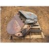Image 3 : Qty 2 Komatsu Machine Bucket Attachments w/ Teeth 11"W