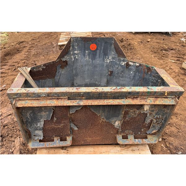 Bobcat Dump Bucket Attachment 48"W