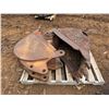 Image 4 : Qty 2 Machine Bucket Attachments w/ Teeth  15"W & 12"W