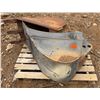Image 1 : Qty 2 Komatsu Machine Bucket Attachments w/ Teeth 7"W