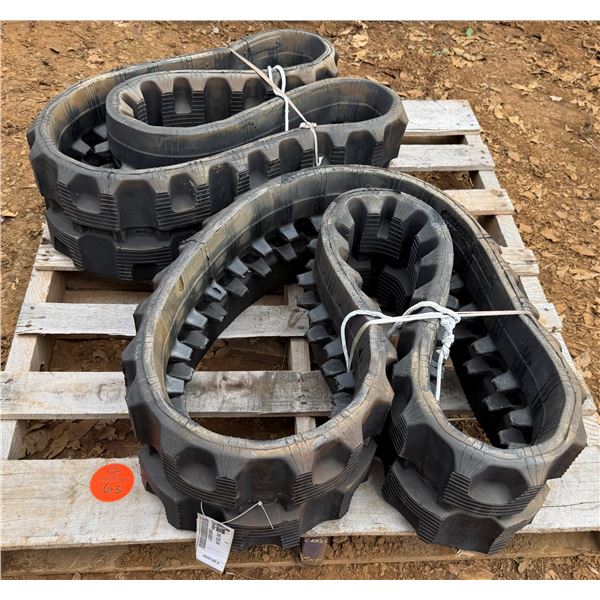 Qty 2 Bobcat MT55 Tracks 250/72C/39, 10"W