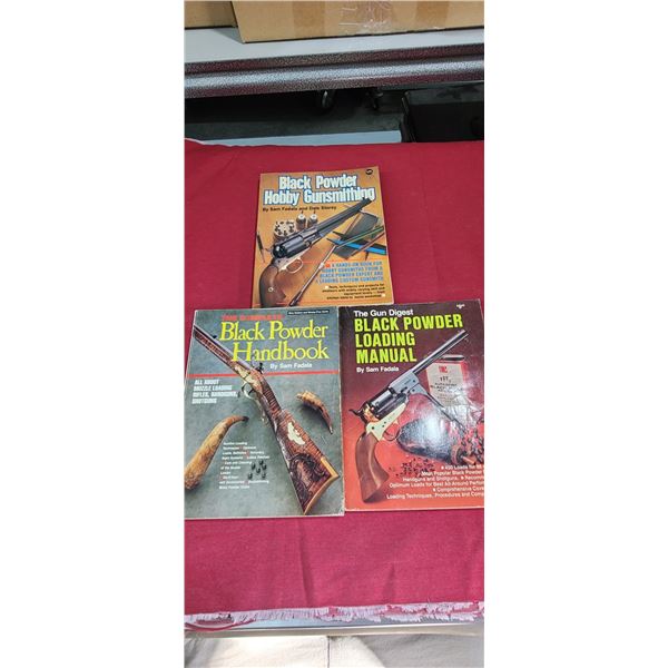 THREE BLACK POWDER BOOKS
