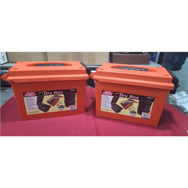 TWO MTM DRY BOXES