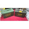 Image 1 : TWO METAL AMMO CANS