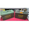 Image 2 : TWO METAL AMMO CANS