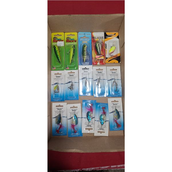 15 ASSORTED LURES