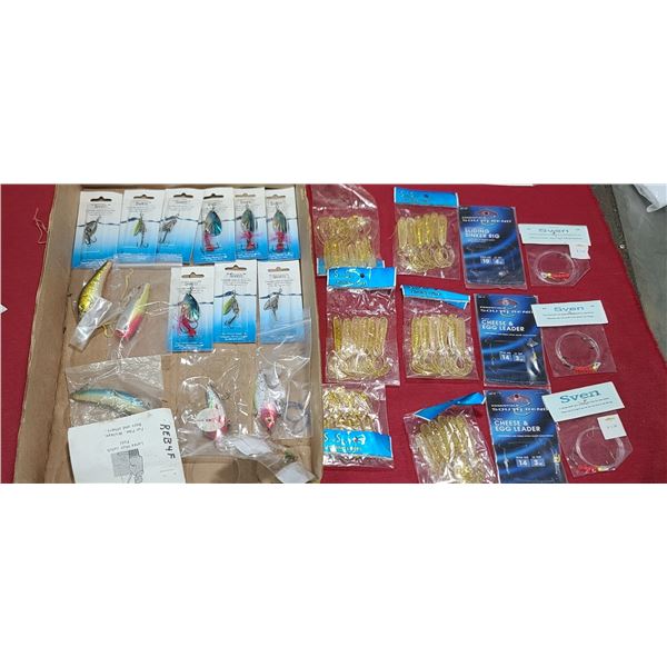 LARGE ASSORTMENT OF FISHING GEAR