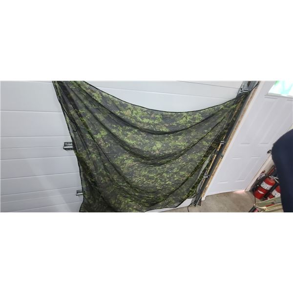 BARRACUDA GAMELY -SWEDEN- SCREEN CAMOUFLAGE - INDIVIDUAL SOLDIER - TEMPERATE WOODLAND MK1 1.5X1.8M