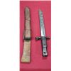 Image 1 : WW1 ROSS RIFLE CO BAYONET FOR ROSS MKIII COMES WITH ORIGINAL SHEATH - MISSING BAYONET LUG BOLS - PLE