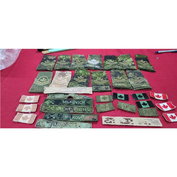 ASSORTED CANADIAN MILITARY PATCHES