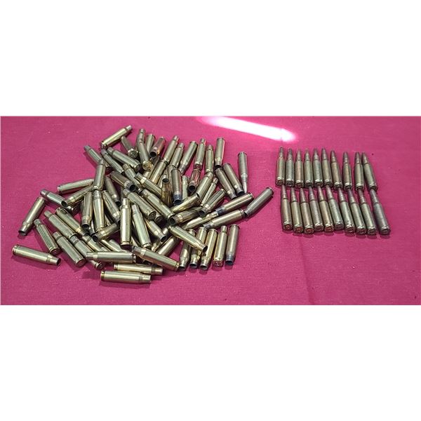20 ROUNDS OF .308 AND QTY OF BRASS  - NO SHIPPING ON THIS LOT