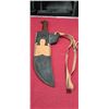 Image 17 : OJEDA SAYULA JAL. MEXICO MACHETE WITH LEATHER SHEATH