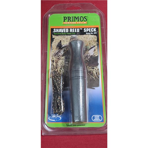 PRIMOS SHAVED REED SPECKLED BELLY GOOSE CALL - MODEL: 826