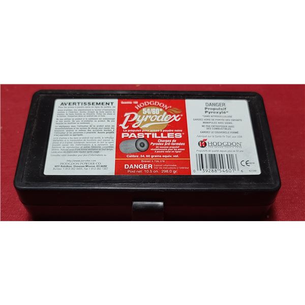 HODGDON 54/60* PYRODEX PASTILLES CALIBER .54, 60 GRAIN