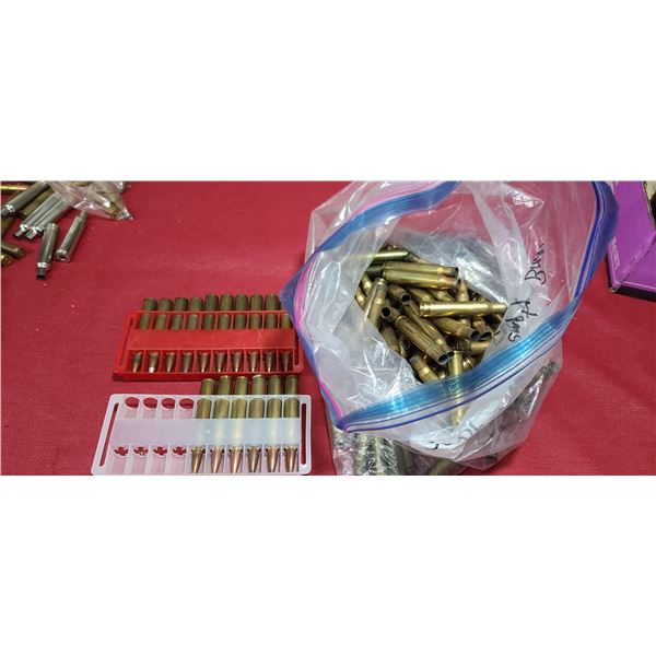 QTY 100 30-06 BRASS AND 16 ASSORTED .30-06 ROUNDS - NO SHIPPING ON AMMUNITION
