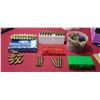 Image 1 : ASSORTED AMMO: 4X .32 REM, 7X 35 RUM, 5X 8X56RS, 12X 40S&W, 7X .30-30(SOME COROSSION), 3X .220SWIFT,