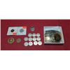 Image 1 : ASSORTED: 11 N962 NICKELS, BOXING MEDAL, TOKENS AND PRINCE GEORGE GUN CLUB PITA 2004 BELT BUCKLE