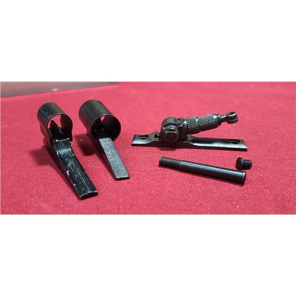 "MARBLE" GLADSTONE PEEP SIGHT AND TWO FRONT SIGHTS