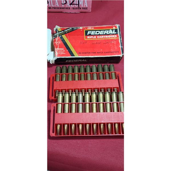 20 X 30-06 FREDERAL 180GR SP - BOXED MARKED "HOT WASP WAIST"