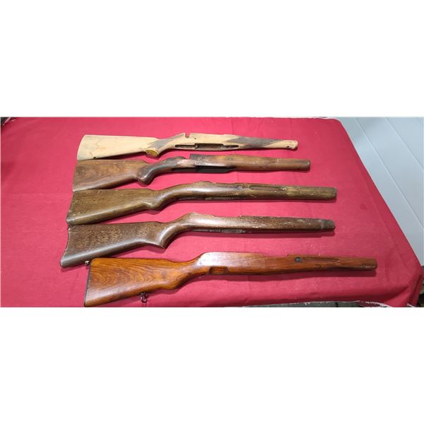 FIVE ASSORTED MAUSSER STOCKS
