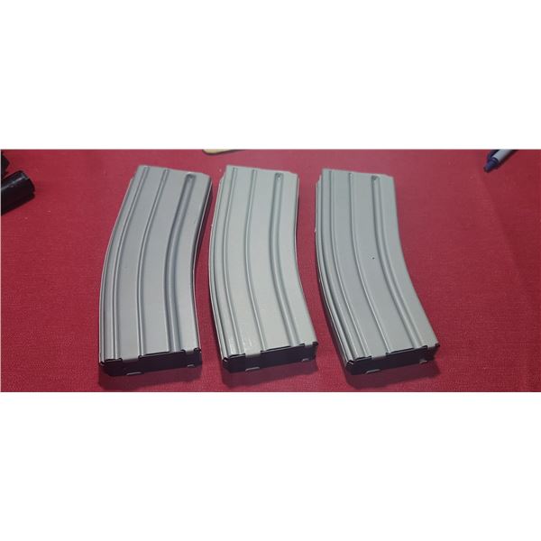 THREE ASC AR15 5 ROUND MAGAZINES