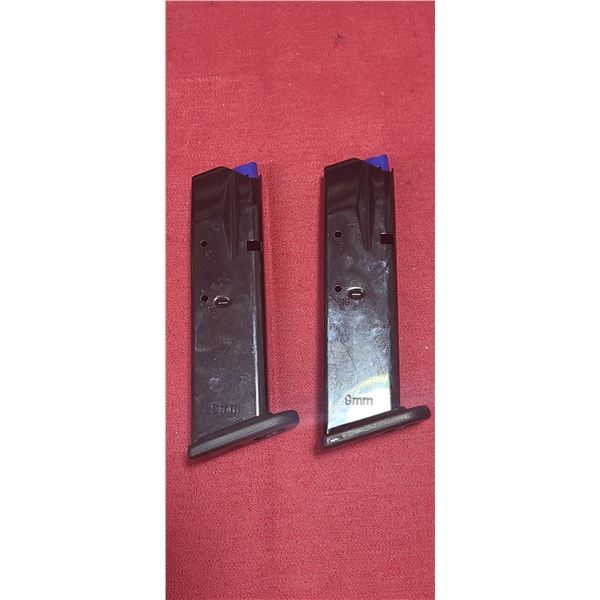 TWO GIRSAN 9MM MAGAZINES - FITS CZ-75 9MM SHADOW