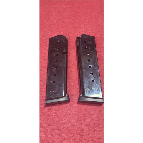 TWO .45ACP MAGAZINES FOR 1911