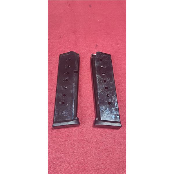 TWO .45ACP MAGAZINES FOR 1911