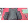 Image 5 : KEVLAR VEST - MARKED L4 - NO OTHER INFO - RATING AND AGE UNKNOWN - MATERIAL HAS CUT IN FRONT
