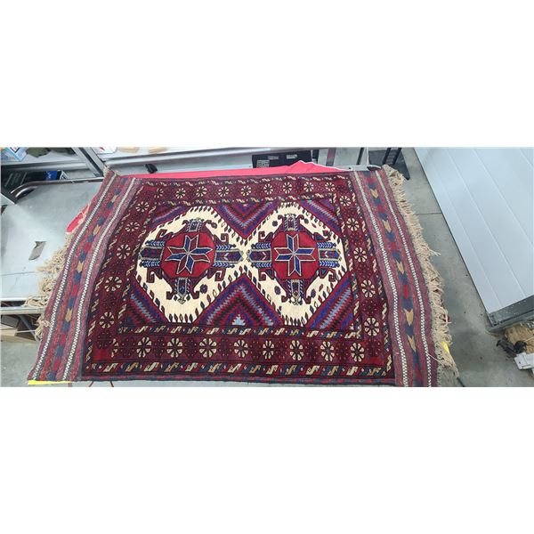 APPRAISED FINE CONTEMPORARY PERSIAN RUG MADE IN IRAN. BOUGHT BACK BY A CANADIAN SOLDIER FROM