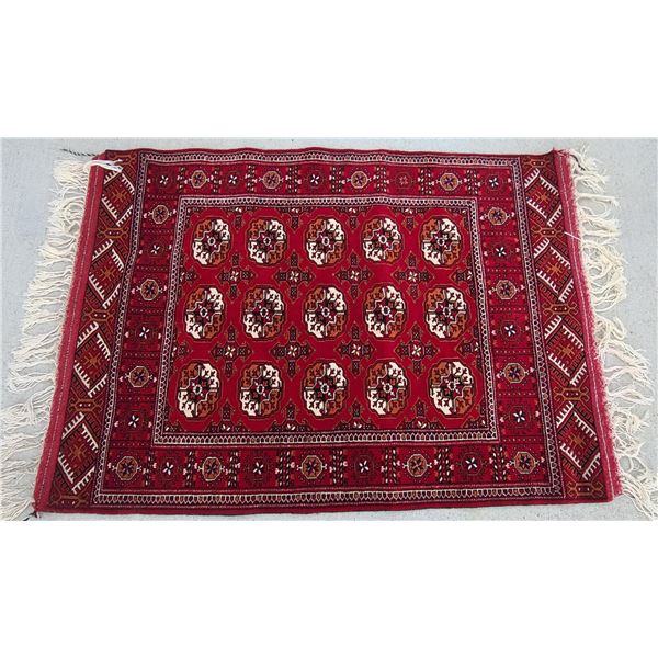 FINE CONTEMPORARY PERSIAN RUG MADE IN IRAN. BOUGHT BACK BY A CANADIAN SOLDIER FROM AFGHANISTAN WHERE