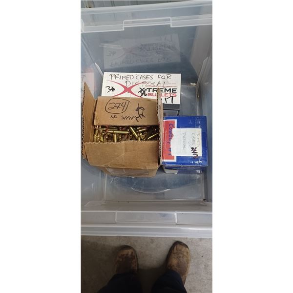 3 BOXES OF SCRAP AMMO CAN NOT BE USED PARTS ONLY PAL REQUIRED- NO SHIPPING