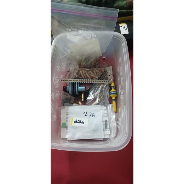 ASSORTED GUN PARTS, BULLETS AND MORE