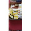 ASSORTED 243, 7MM MAG AND 270 WSW BRASS AND EMPTY AMMO BOXES