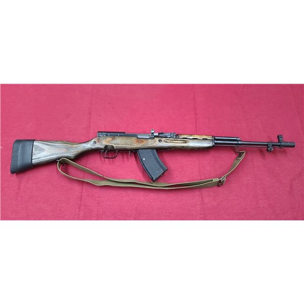 1952R SKS WITH LAMINATE STOCK - SEMI AUTO - 7.62 X 39 - 21" BARREL - SERIAL NUMBER: GP3317 - 5 ROUND