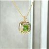 Image 1 : 18K Gold Peridot Pendant