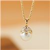 18K Gold Pearl Pendant