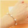 Image 3 : 18K Gold Pearl Bracelet
