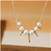 18K Gold Pearl Necklace