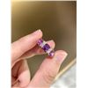 18K Gold Purple Sapphire Ring