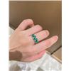 Image 4 : 18K Gold Emerald Ring