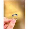 Image 4 : 18k Gold Sapphire Ring